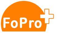 Logo der Forschungsprogrammdatenbank FoPro+ 